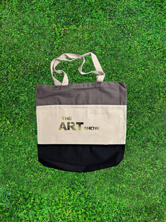 BLACK AND YELLOW TOTE