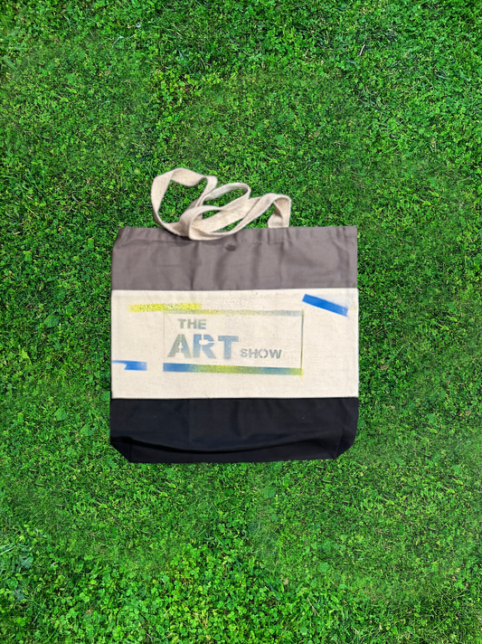 BLUE AND YELLOW TOTE