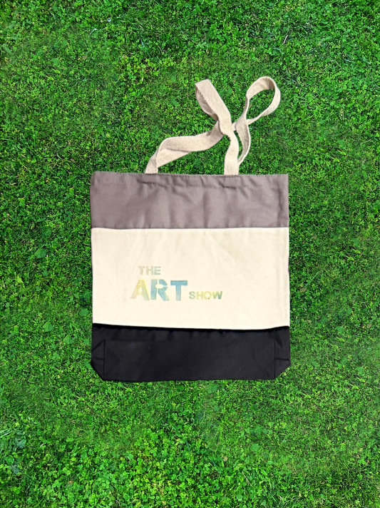 TEAL AND YELLOW TOTE